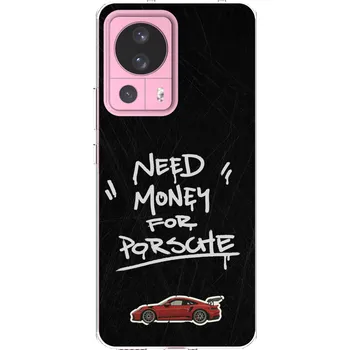 Pouzdro na mobilní telefon Picasee silikonový průhledný obal pro Xiaomi 13 Lite - Dark Racer