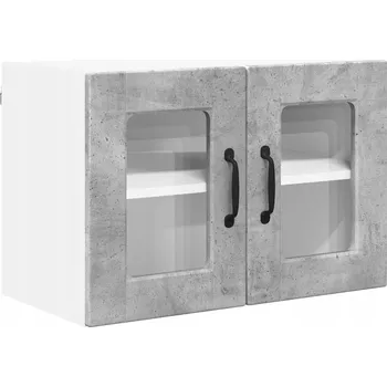 Kuchyňská skříňka Horní kuchyňská skříňka s policí Betonově šedá 60 x 31 x 40 cm