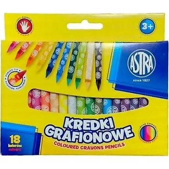 Pastelka Grafitové Pastelky Astra 18 barev