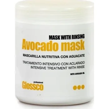 Vlasová regenerace Glossco Avocado 1000 ml vyživující maska na vlasy