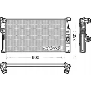 Chladič motoru Denso DRM05015 Chladič, chlazení motoru