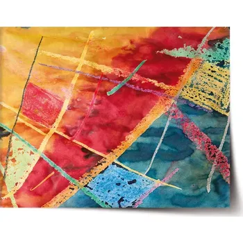 Plakát Sablio Plakát Barevné čáry - 60x40 cm