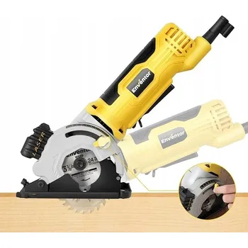 Okružní pila Mini kotoučová pila 580W s laserovým vedením a 3 kotouči Malá ruční pila