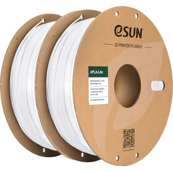 Filament SADA X2 eSUN PLA filament 1,75 mm bílý pro 3D tiskárny 2KG