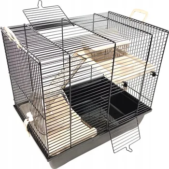 Klec s toaletou pro malé hlodavce Gino 1 Color 38 x 42 x 29 Cm