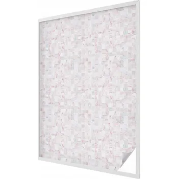 Okenní dekorace Fólie Okenní dýha Samolepicí Vitráž Mléčná kamenná mozaika 100x146