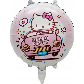 Balónek Fóliový balónek Hello Kitty 18 palců (45 cm) – růžový balónek k narozeninám