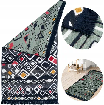 Koberec KOBEREC GOLD BOHO TMAVĚ MODRÝ - ZELENÝ 80x150