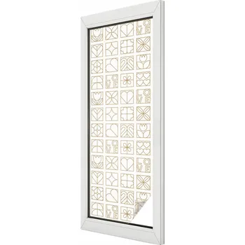 Okenní dekorace Hotová mléčná Fólie 146 x 50 cm