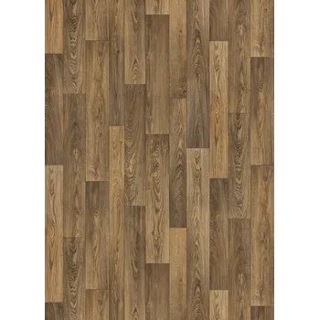 pvc podlaha Breno PVC CARBONTEX Granero 546 – tmavé dřevo, šíře 200 cm