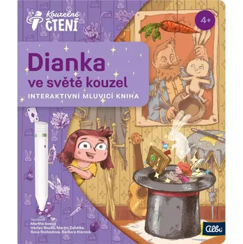 ALBI Kouzelné čtení Kniha interaktivní Dianka ve světě kouzel | 379929