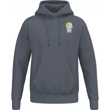 Pánská mikina ERIMA MIKINA PŘES HLAVU S KAPUCÍ 151 VK KARLOVARSKO UNISEX - Tmavě šedá - velikost M