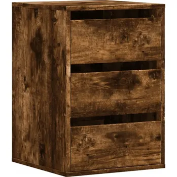 Komoda VidaXL Komoda, kouřový dub, 40x41x58 cm, materiál na bázi dřeva