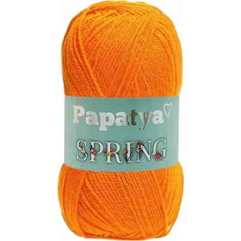 Příze PŘÍZE PAPATYA SPRING - AKRYL - ORANŽOVÁ - 8070