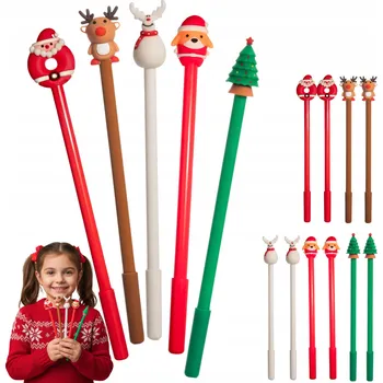 10x GELOVÁ PROPISKA SADA VÁNOČNÍ DÁREK K MIKULÁŠI DO ŠKOLY ŠKOLKY