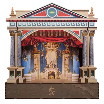 Loutkové divadlo Klasické loutkové divadlo pro 20 cm loutky - ANTIK