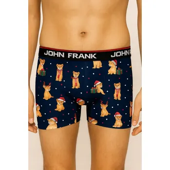 Boxerky JOHN FRANK PÁNSKÉ BOXERKY VÁNOČNÍ JFBD17-CH-PARTY LION L