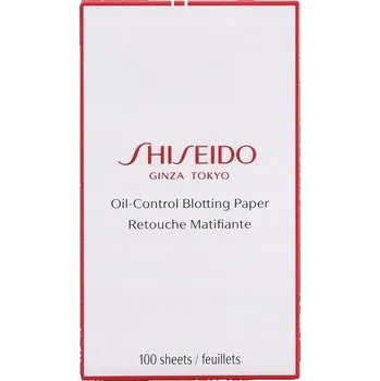 Vrták Shiseido Oil-Control 100 ks matující ubrousky