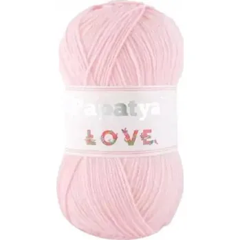 Příze Vlna Papatya LOVE 4410 RŮŽOVÝ jemný akryl