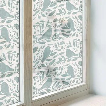 Okenní fólie Fólie Okno Dýha Balkon Ptačí motiv 100 x 100 cm