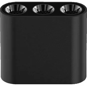 Striva LED stropní přisazené svítidlo Ra>90 Černá / 3 / 2700K