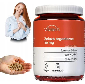Vitaler's Železo Organické 30 mg 60 kapslí