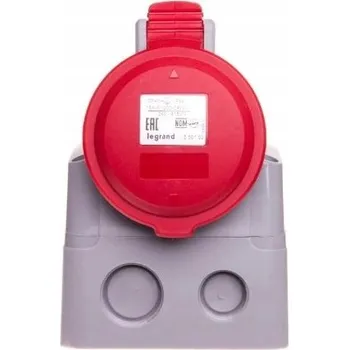 Elektrická zásuvka Červená nástěnná Elektrická Zásuvka Legrand