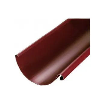 okap Okapový žlab ČERVENÝ RAL 3009 250 mm cena za 1 bm Délka 3 metry