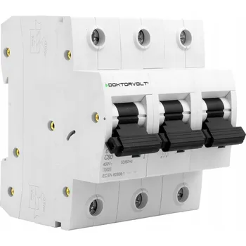 Jistič Jistič 10kA 3P 80A C80A Doktorvolt DV-5459