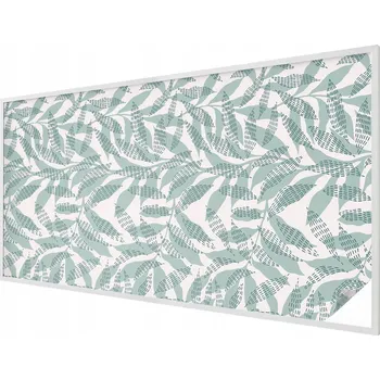 Okenní dekorace Fólie Samolepicí Okenní Mléčná Mražená Dýha Zelené listy 200x100