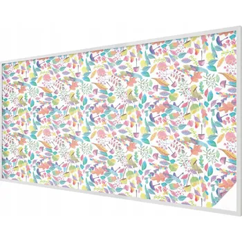 Okenní dekorace Zatemňovací mléčná dekorativní Fólie na okno, barevná kompozice, 200x116 cm