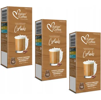 Kapsle do Nespresso Italian Coffee Cortado 10 ks