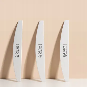 Oriva SLIM Pilník na nehty na nehty půlměsíc (lodička) 100/100 - 100 ks