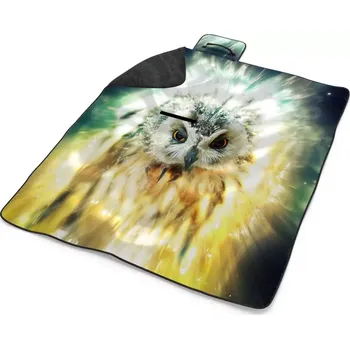 deka Sablio Plážová deka Sova: 200x140 cm