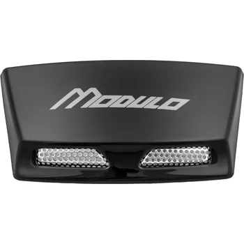 Motodoplněk zadní kryty ventilace pro přilby Modulo 2.0, CASSIDA (černá lesklá, vč. bílého loga) 2H872946