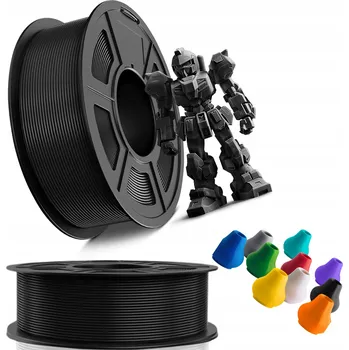 Filament Filament do 3D tiskárny PRŮHLEDNÝ PETG TECBEARS 1,75 mm 1 kg/cívka
