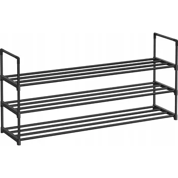 Botník s policemi Songmics 116 x 55,02 x 30 cm černý