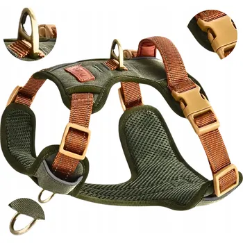 Postroj pro psa Postroj pro Malého / Velkého Psa Easy Walk Silný Nastavitelný Reflexní S