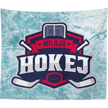 deka Sablio Deka Miluju hokej: 150x120 cm