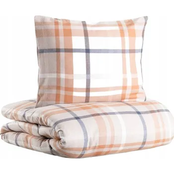 Povlečení Povlečení ALYSSA flanelové s kostkovaným vzorem 220x200 + 2*50x60 cm HOMLA