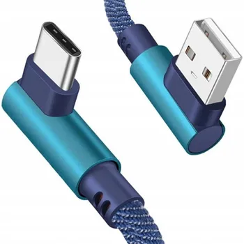 Datový kabel Kabel Aptel USB - USB Typ C 1 m modrý