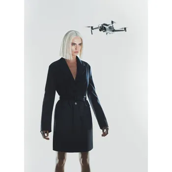 Dámský kabát KABÁT KARL LAGERFELD KLXCD REVERSABLE COAT CHARCOAL
