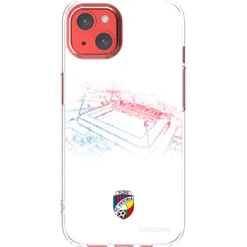 Pouzdro na mobilní telefon Picasee silikonový průhledný obal pro Apple iPhone 13 - FC Viktoria Plzeň C