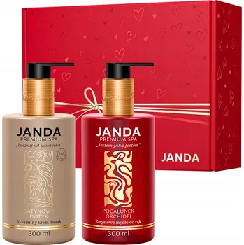 Péče o ruce JANDA Dárková sada PREMIUM SPA Krém na ruce a Mýdlo na ruce v dárkovém balení