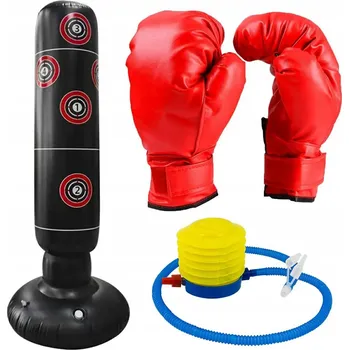 Boxovací trenažér Boxovací pytel tréninkový Springos černý 160 cm pro děti