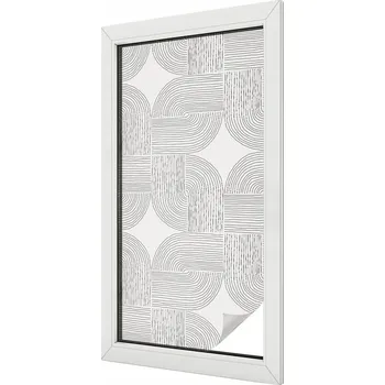 Okenní dekorace Fólie Okenní Samolepicí Mléčná Dekorativní Klidná symetrie 50x100