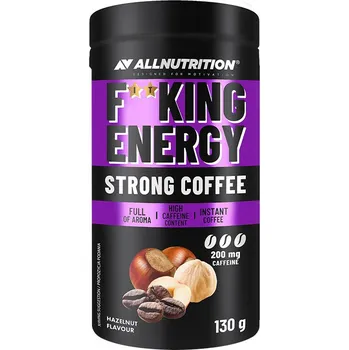 Fitness strava ALLNUTRITION FitKing Energy Strong Coffee 130 g Příchuť: Lískové ořechy
