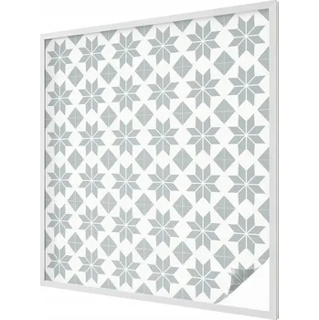 Okenní dekorace Fólie Dekorativní Mléčná na Skla Okna Výlohy Geometrické hvězdy 100x100 cm