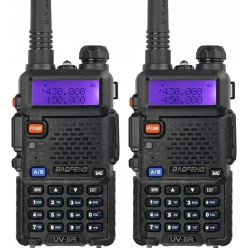 Vysílačka Baofeng UV-5R VYSÍLAČKA RADIOSTANICE WALKIE TALKIE SKENER VHF