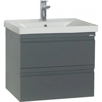 Koupelnový nábytek Vcm 2dílná umyvadlová skříňka Silora L, antracitová